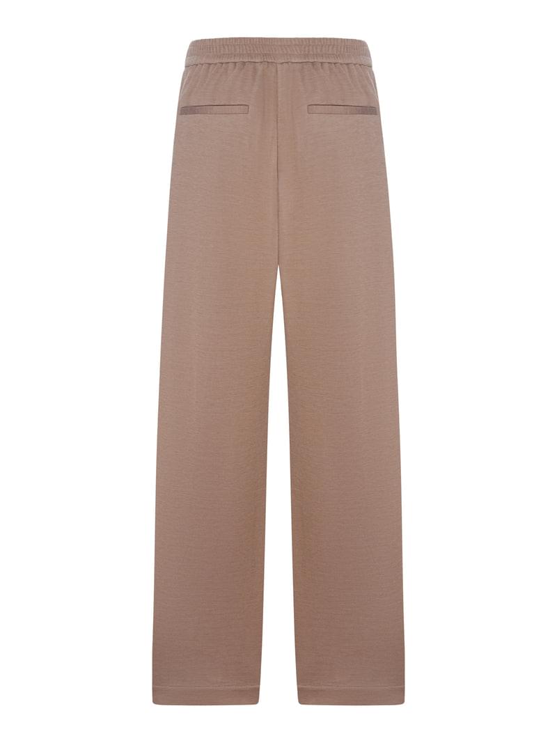 Brunello Cucinelli Women Wide Leg Trousers With Drawstring BRUNELLO CUCINELLI