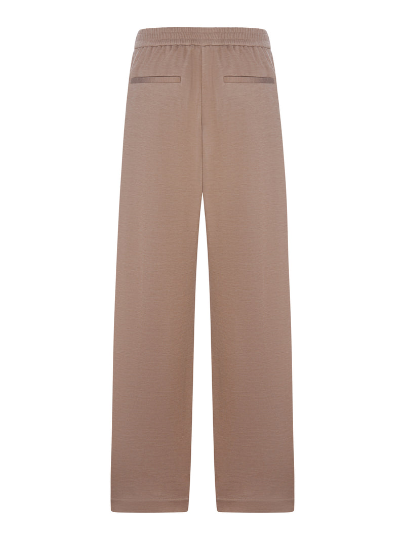Brunello Cucinelli Women Wide Leg Trousers With Drawstring BRUNELLO CUCINELLI