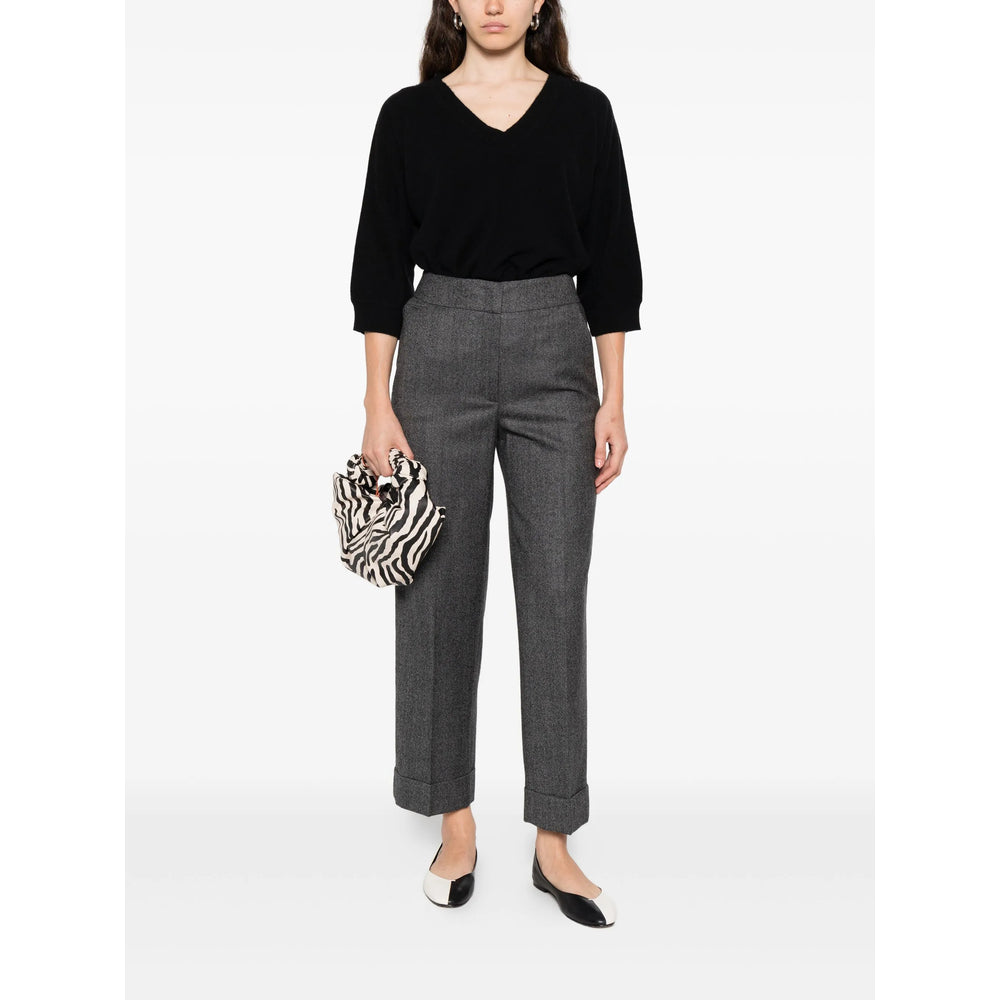 Peserico Grey Trousers - Tailored Trousers Women PESERICO