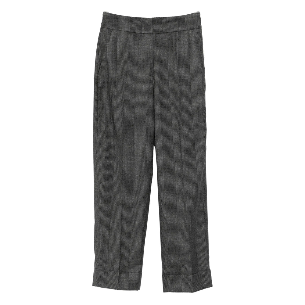 Peserico Grey Trousers - Straight Trousers Women