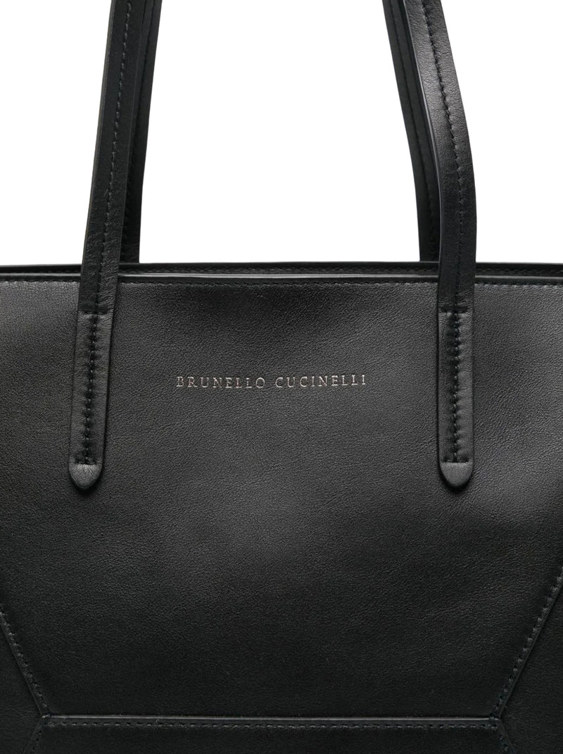 Brunello Cucinelli Women Leather Shopper Bag BRUNELLO CUCINELLI