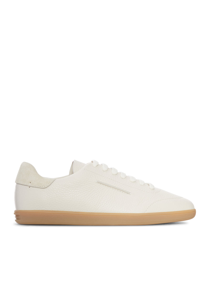 Zegna Men Low-Top Leather Sneakers ZEGNA
