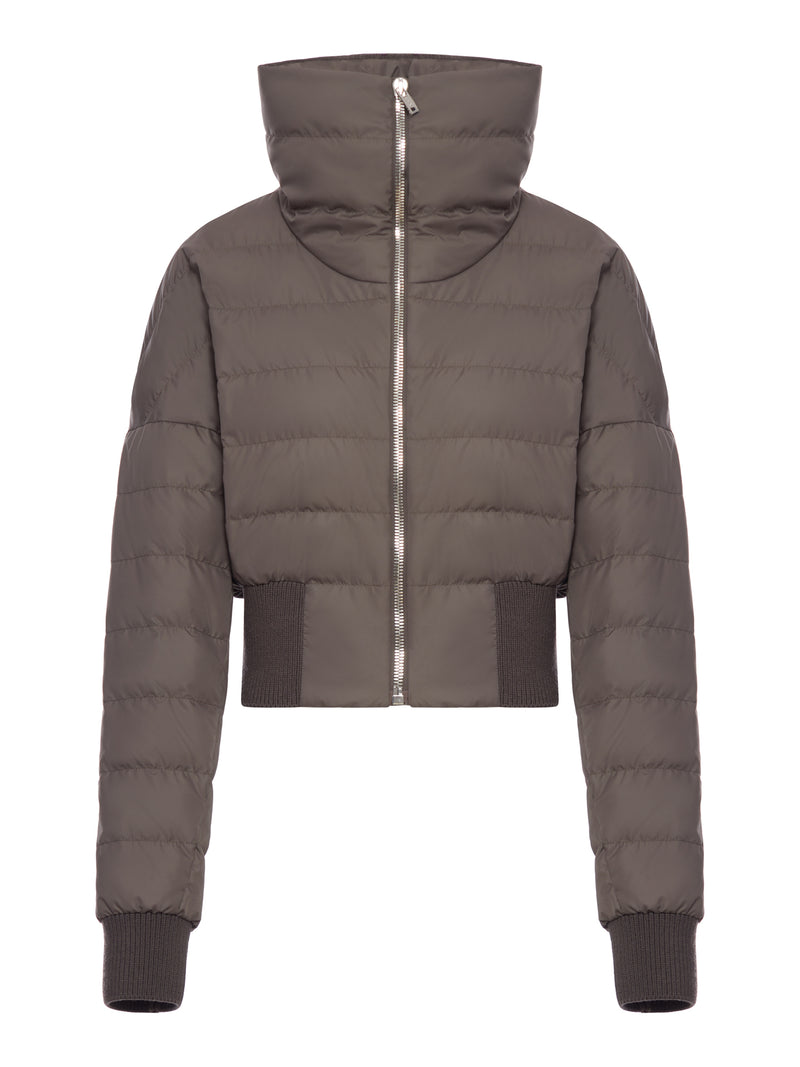 Moncler + Rick Owens Women Cropped Padded Jacket In Technical Fabric MONCLER