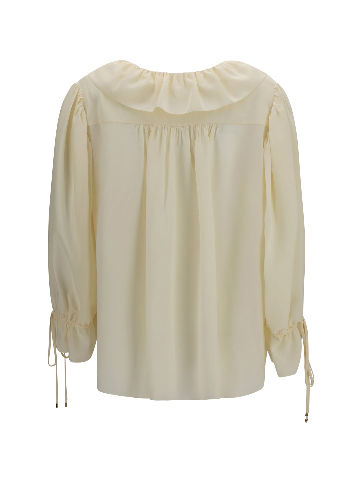 Chloé Women Ruffled V-Neck Shirt CHLOE
