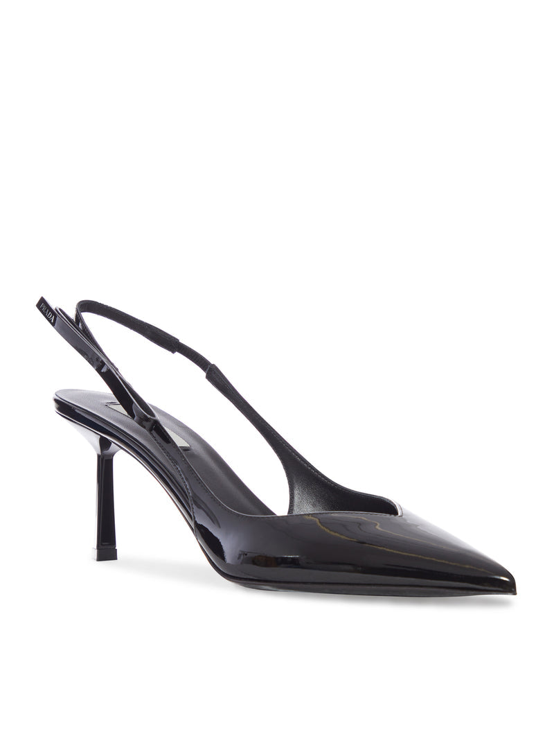 Prada Women Patent Leather Slingback PRADA