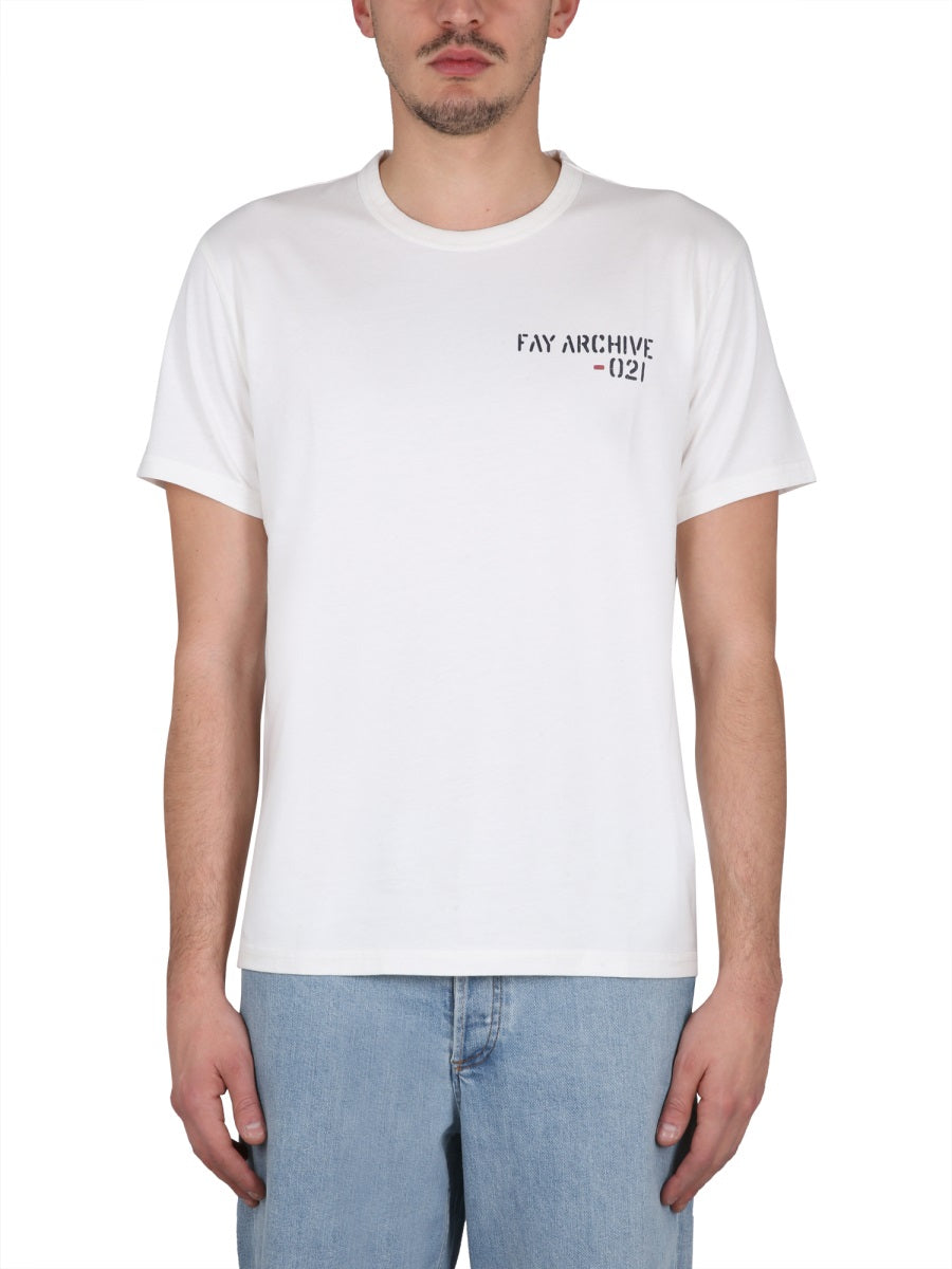 Fay Men T-Shirt With Logo FAY
