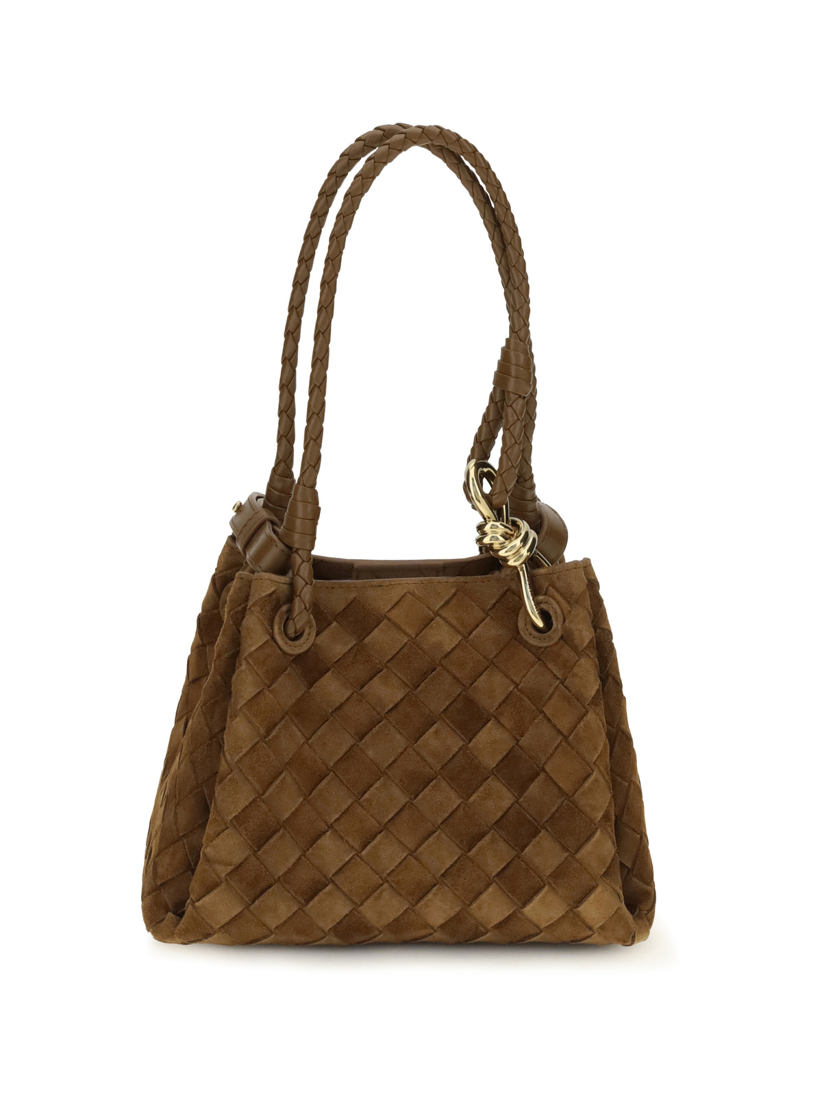 Bottega Veneta Women Parachute Small Suede Handbag BOTTEGA VENETA