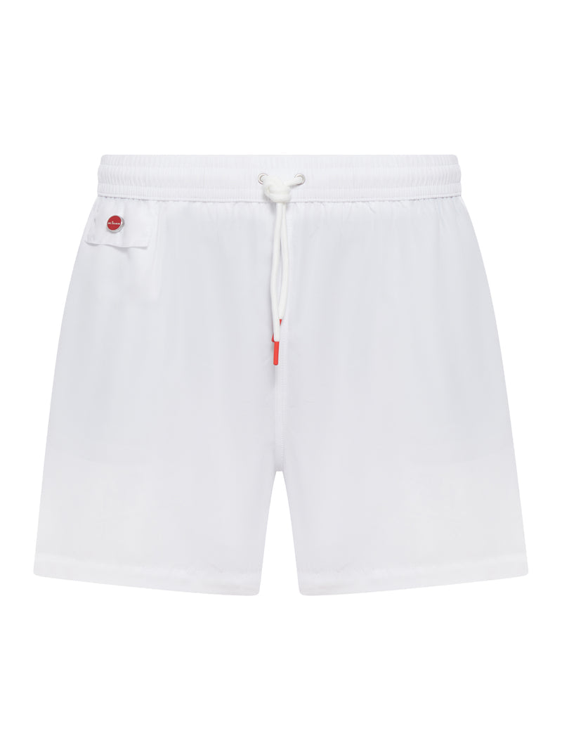 Kiton Men Short Swimsuit In Lightweight Technical Fabric KITON