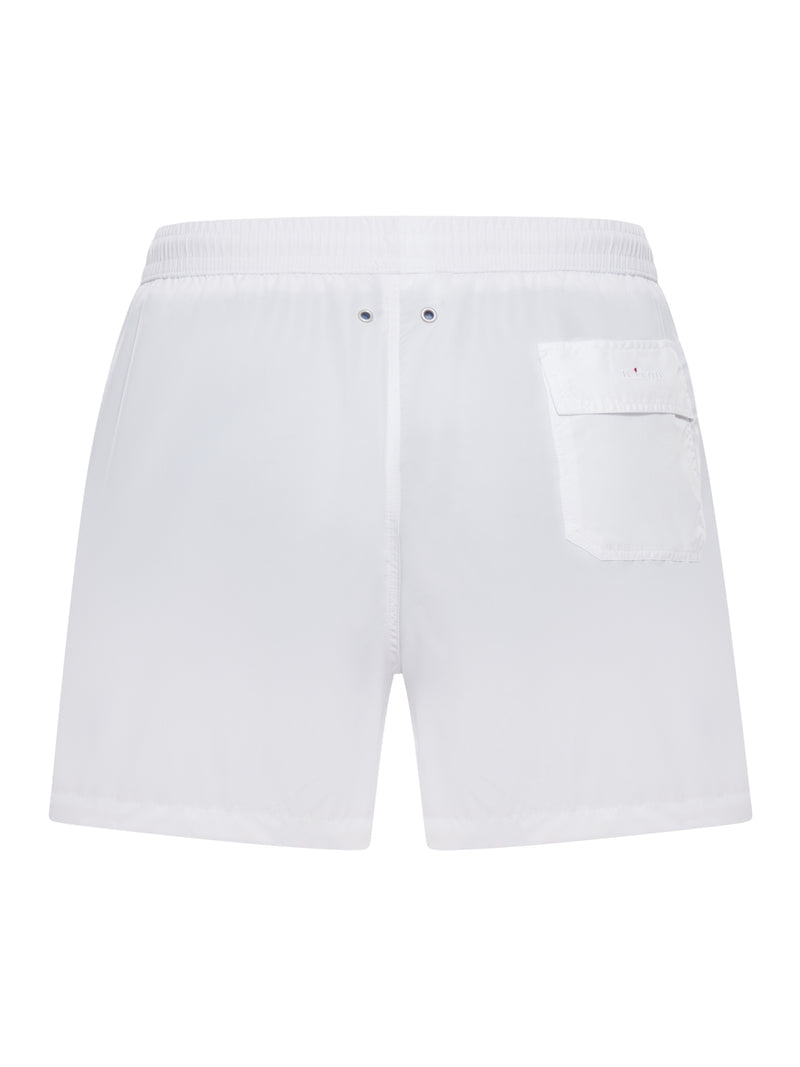 Kiton Men Short Swimsuit In Lightweight Technical Fabric KITON