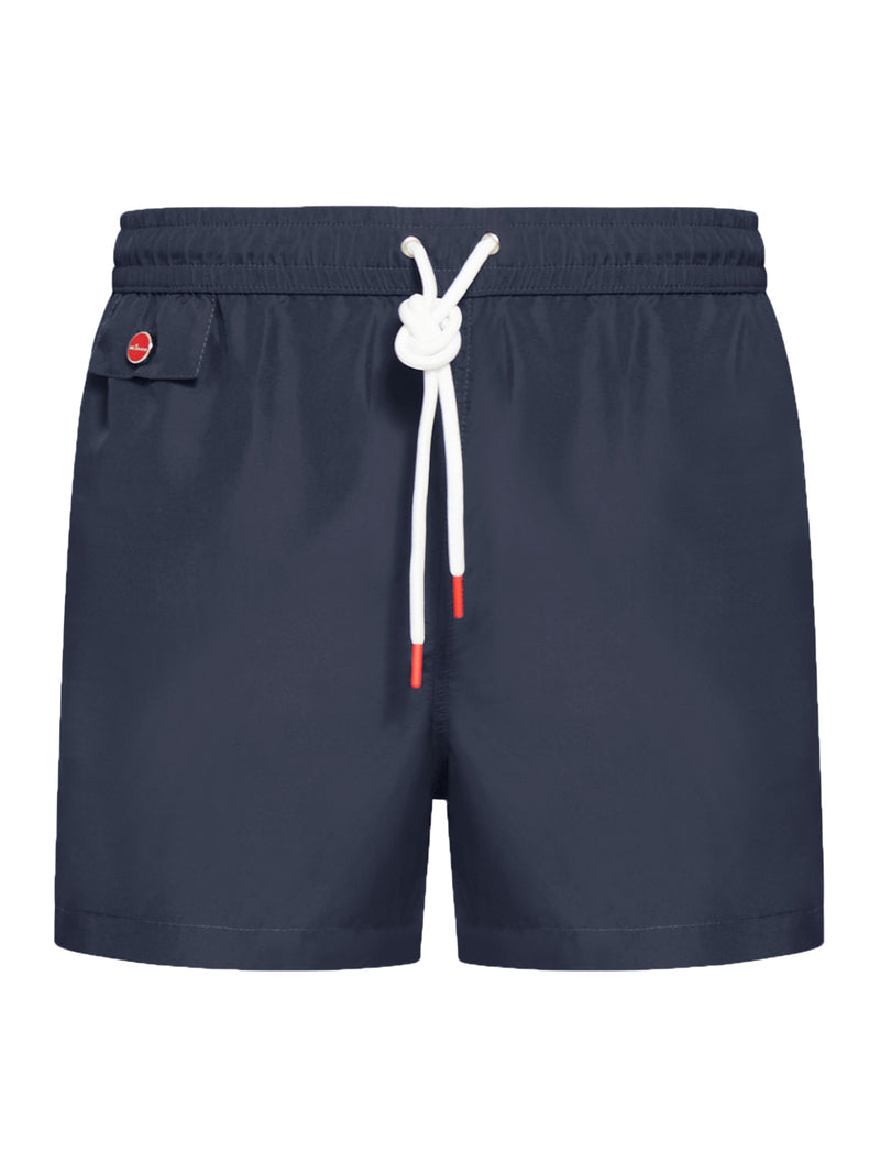 Kiton Men Short Swimsuit In Lightweight Technical Fabric KITON