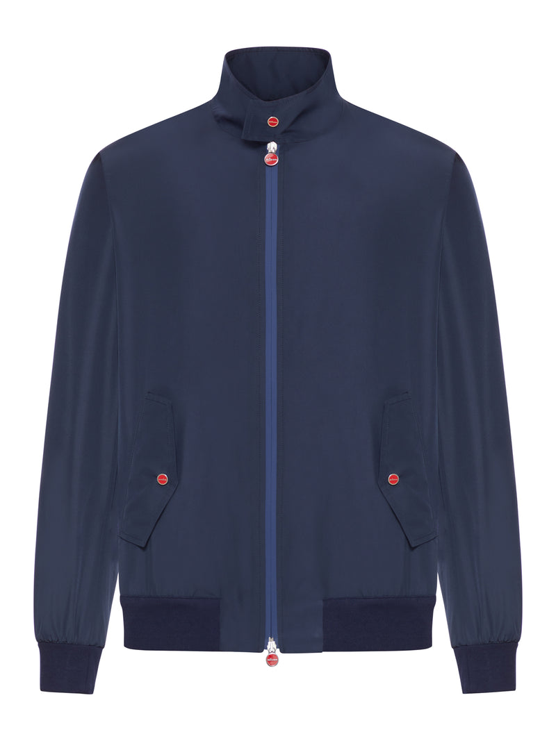Kiton Men Technical Fabric Bomber Jacket KITON