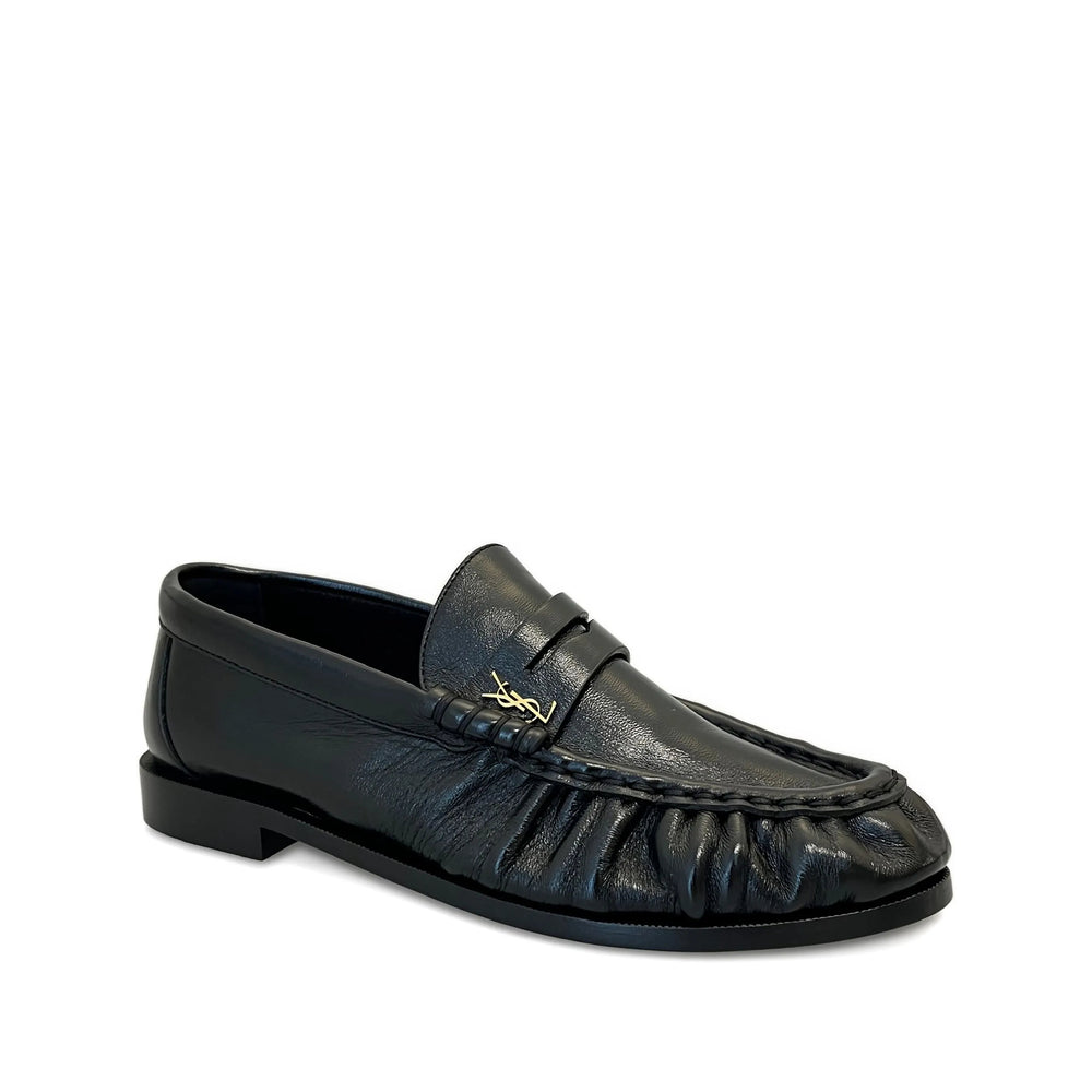 Saint Laurent Black Loafers Women SAINT LAURENT