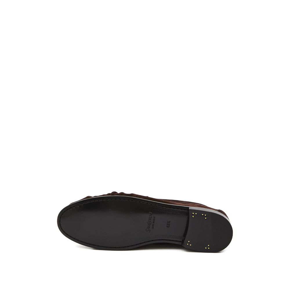 Saint Laurent Brown Loafers Women SAINT LAURENT