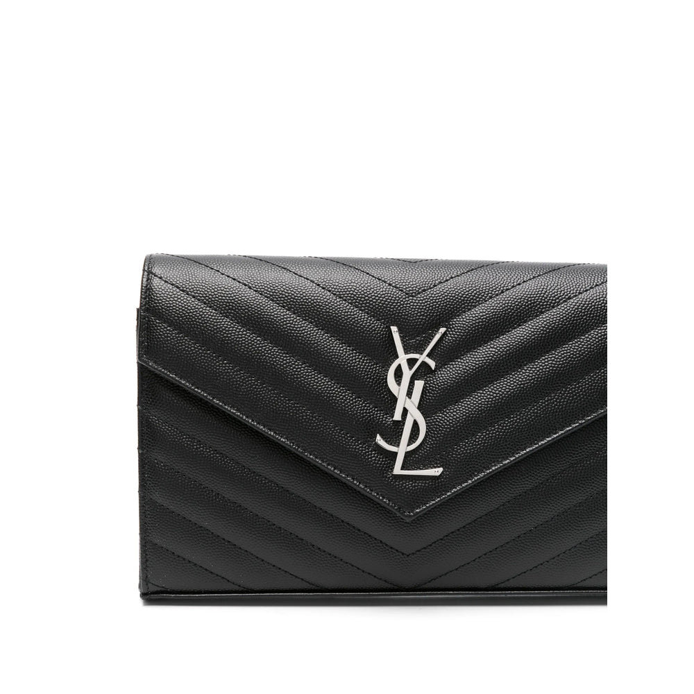 Saint Laurent Black Clutch Bags Women SAINT LAURENT