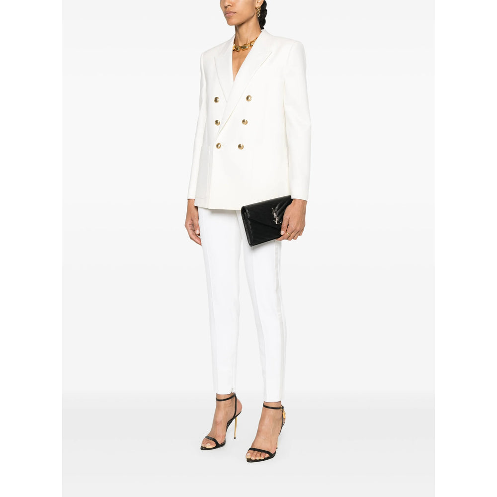 Saint Laurent Black Clutch Bags Women SAINT LAURENT