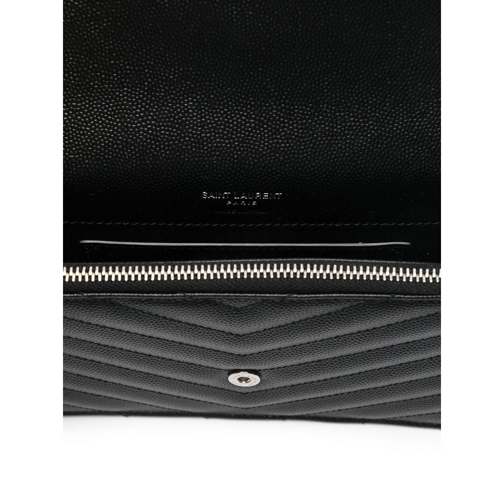Saint Laurent Black Clutch Bags Women SAINT LAURENT