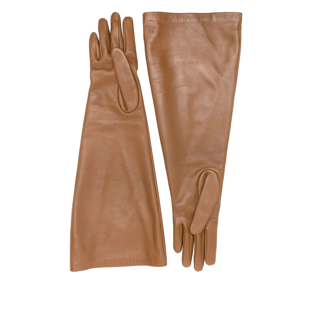 Saint Laurent Brown Gloves Women SAINT LAURENT