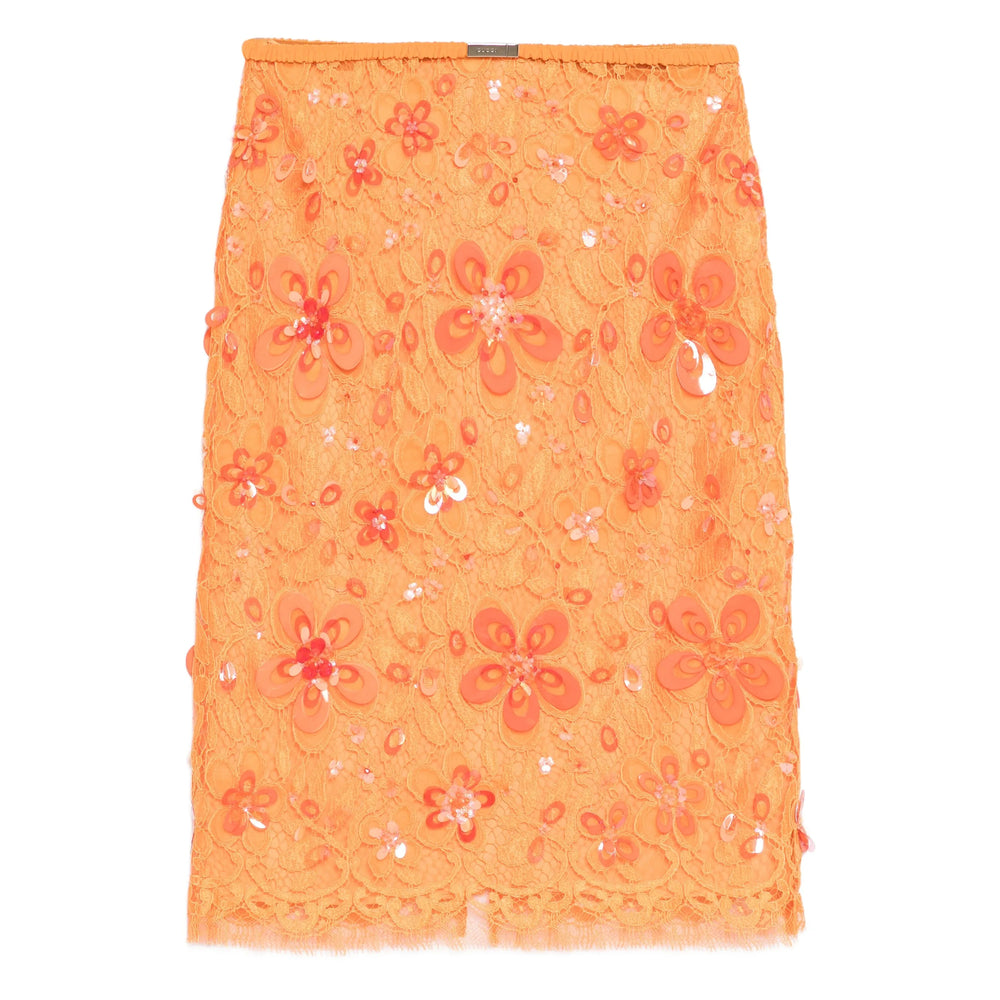 Gucci Orange Skirts Women GUCCI
