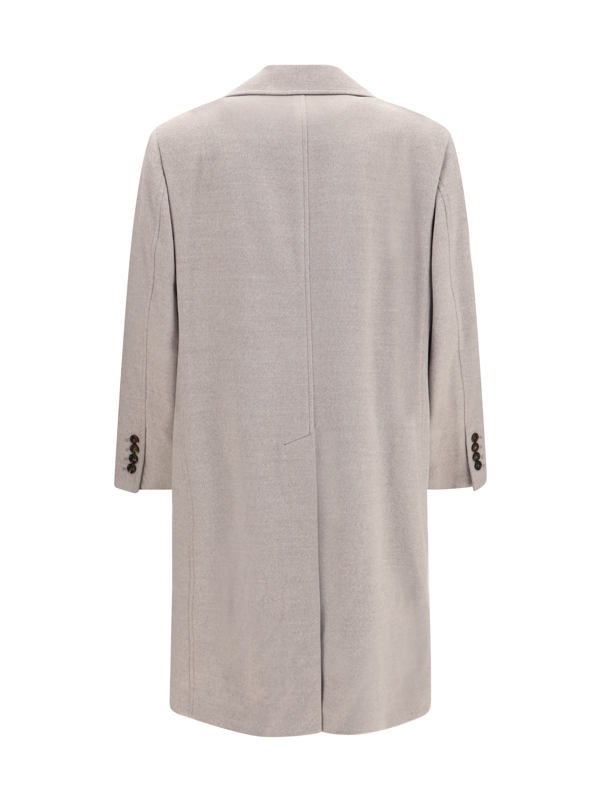 Brunello Cucinelli Men Virgin Wool Coat BRUNELLO CUCINELLI