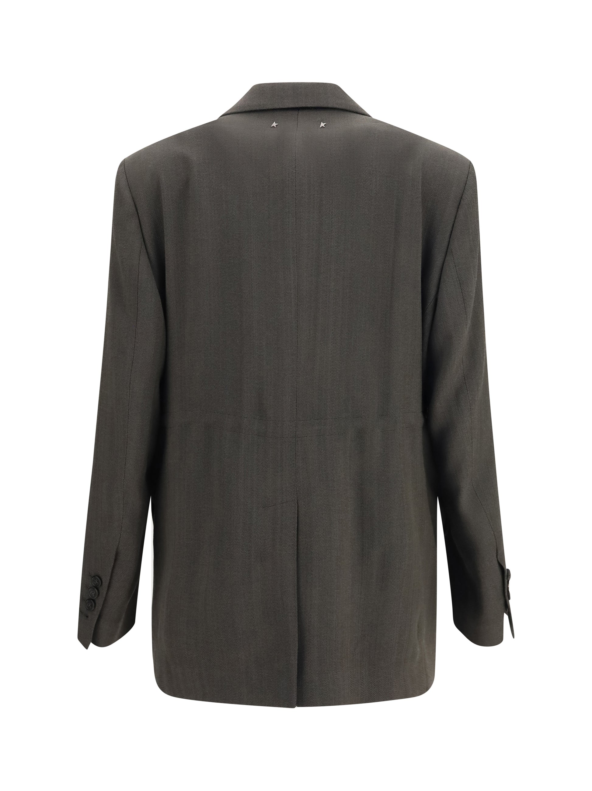 Golden Goose Women Double-Breasted Blazer With Drawstring GOLDEN GOOSE