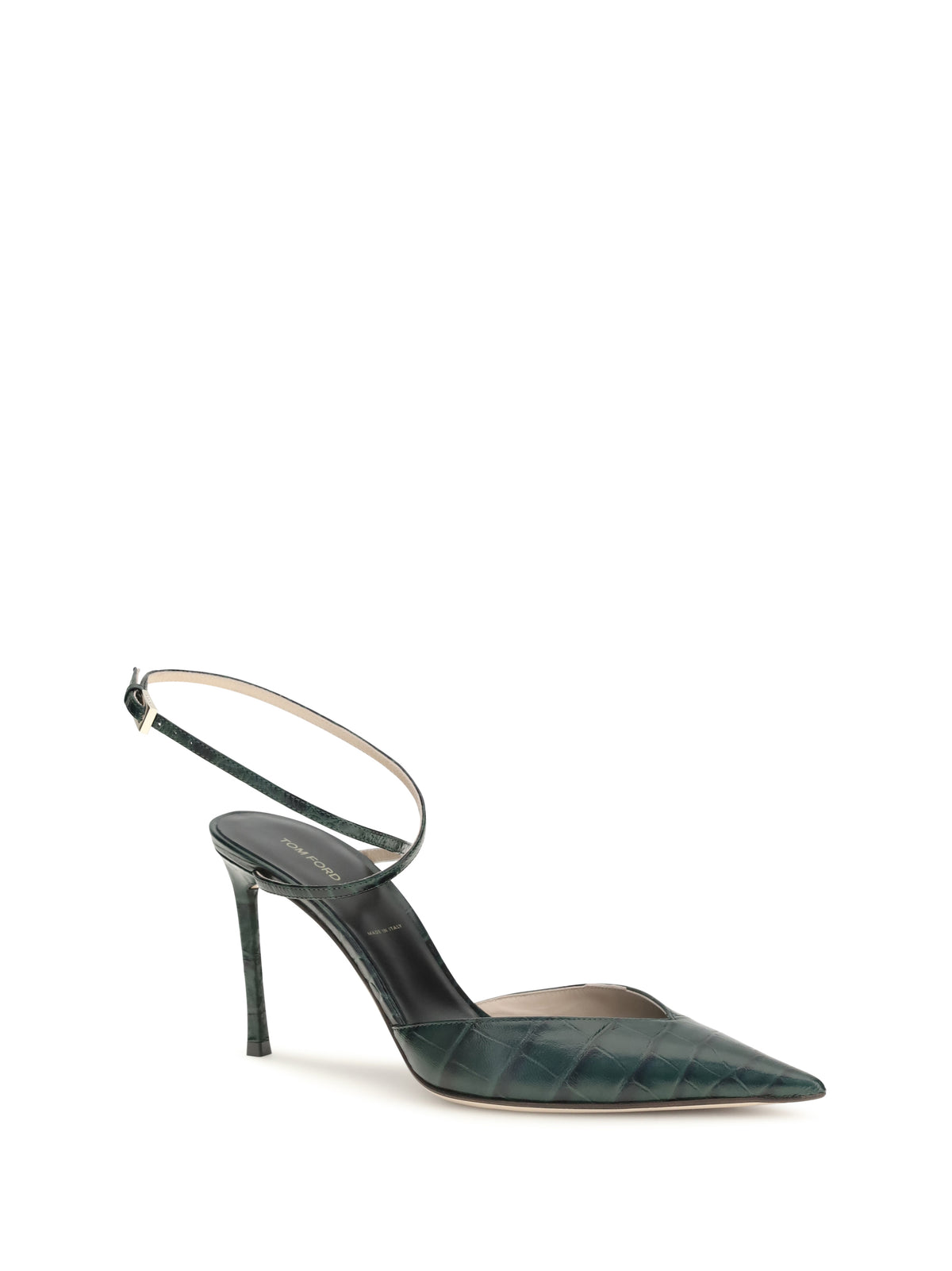 Tom Ford Women Crocodile-Print Leather Pumps TOM FORD