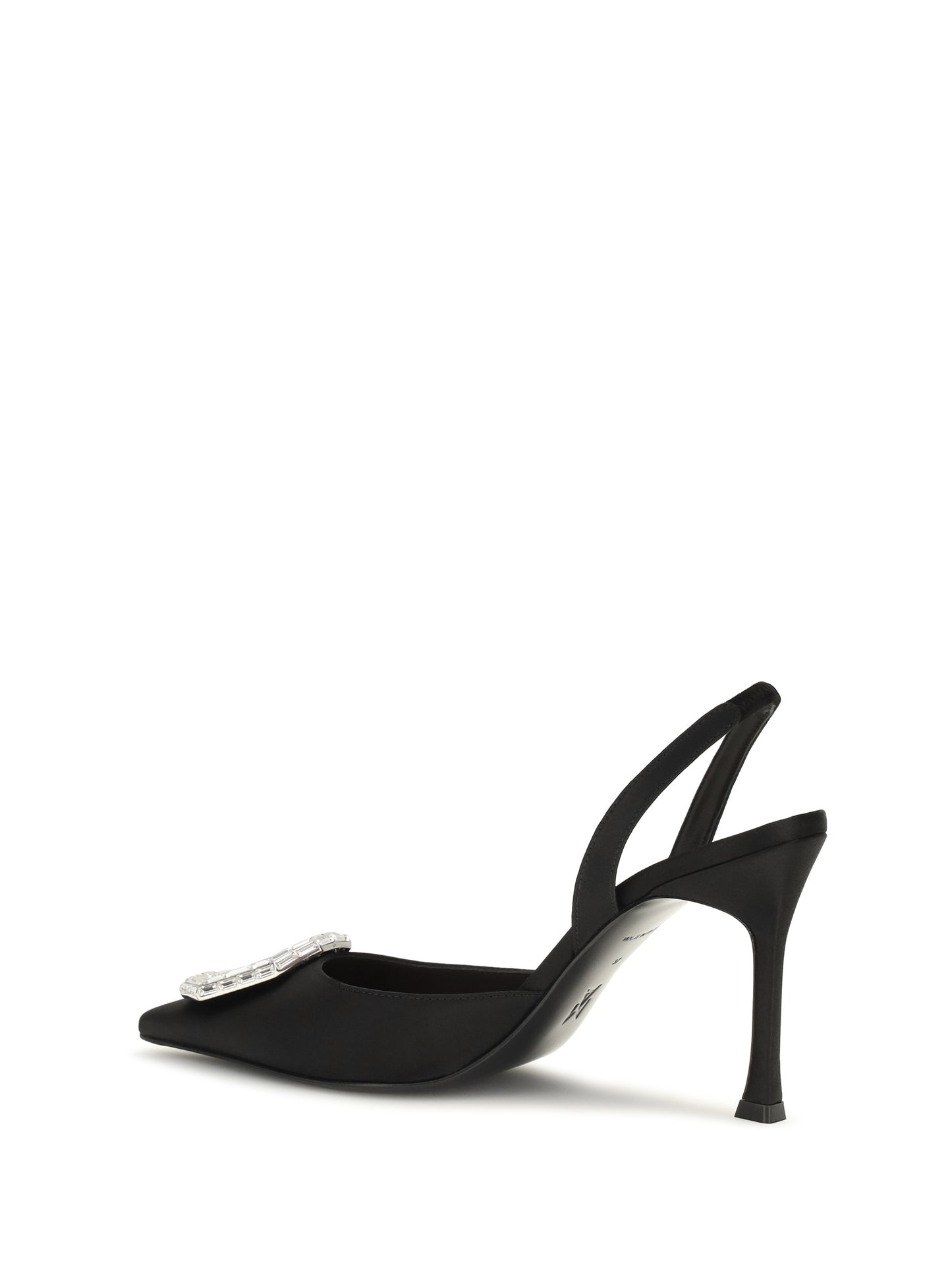 Amina Muaddi Women Camelia Satin Slingback Pumps AMINA MUADDI
