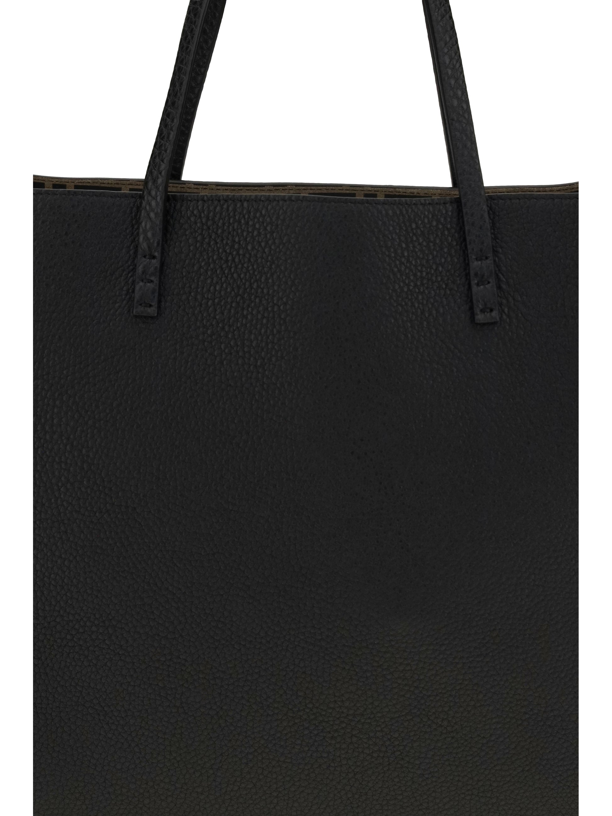 Fendi Women Medium Roll Roman Leather Shopping Bag FENDI