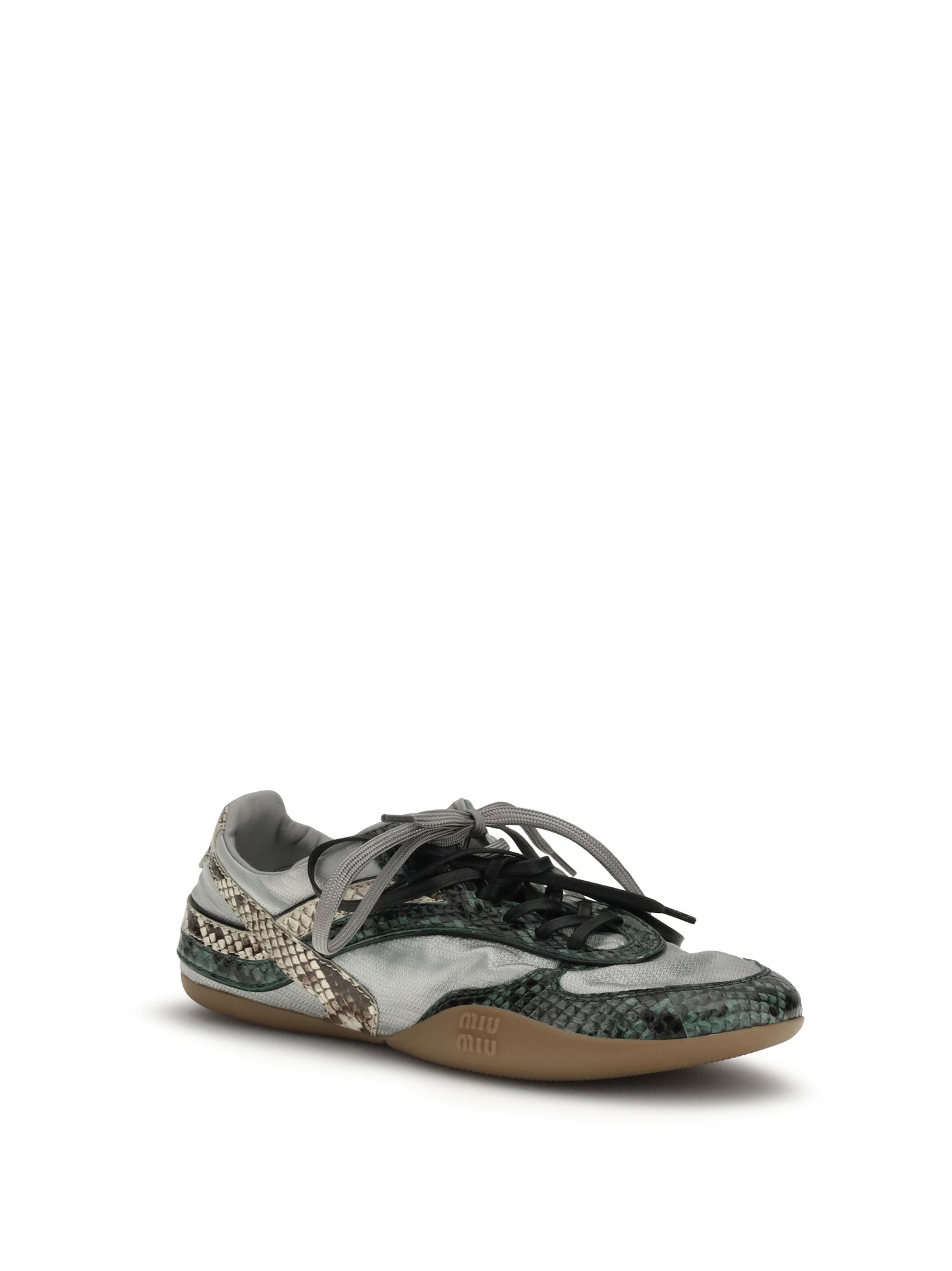 Miu Miu Women Python Print Sneakers MIU MIU