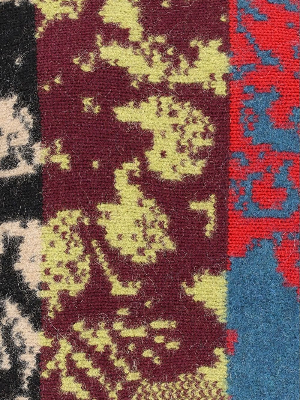 Dries Van Noten Men Patchwork Wool Sweater DRIES VAN NOTEN