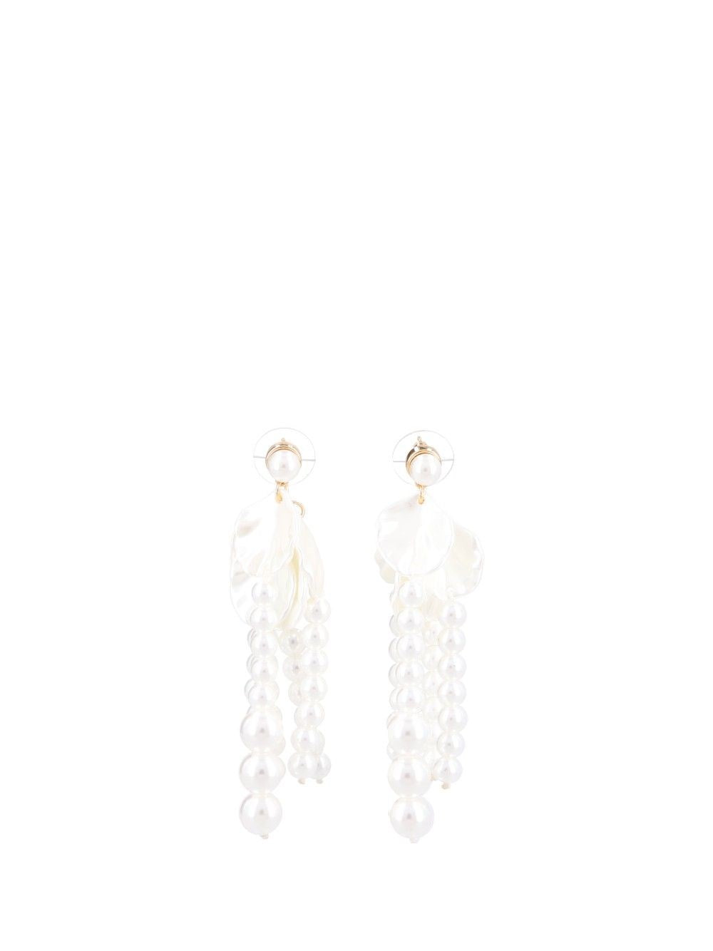 Self-Portrait Women Mother-Of-Pearl-Effect Petal Drop Earrings SELF-PORTRAIT