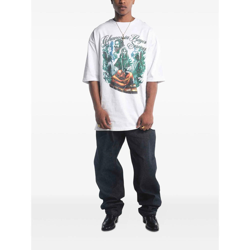 Willy Chavarria White T-Shirts & Vests - T-Shirts Men Willy Chavarria