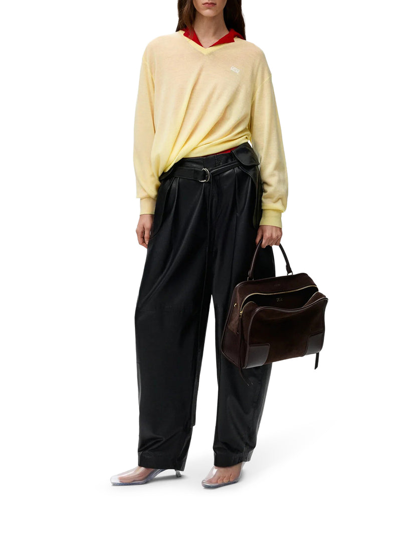 Loewe Women Draped Merino Wool Sweater LOEWE