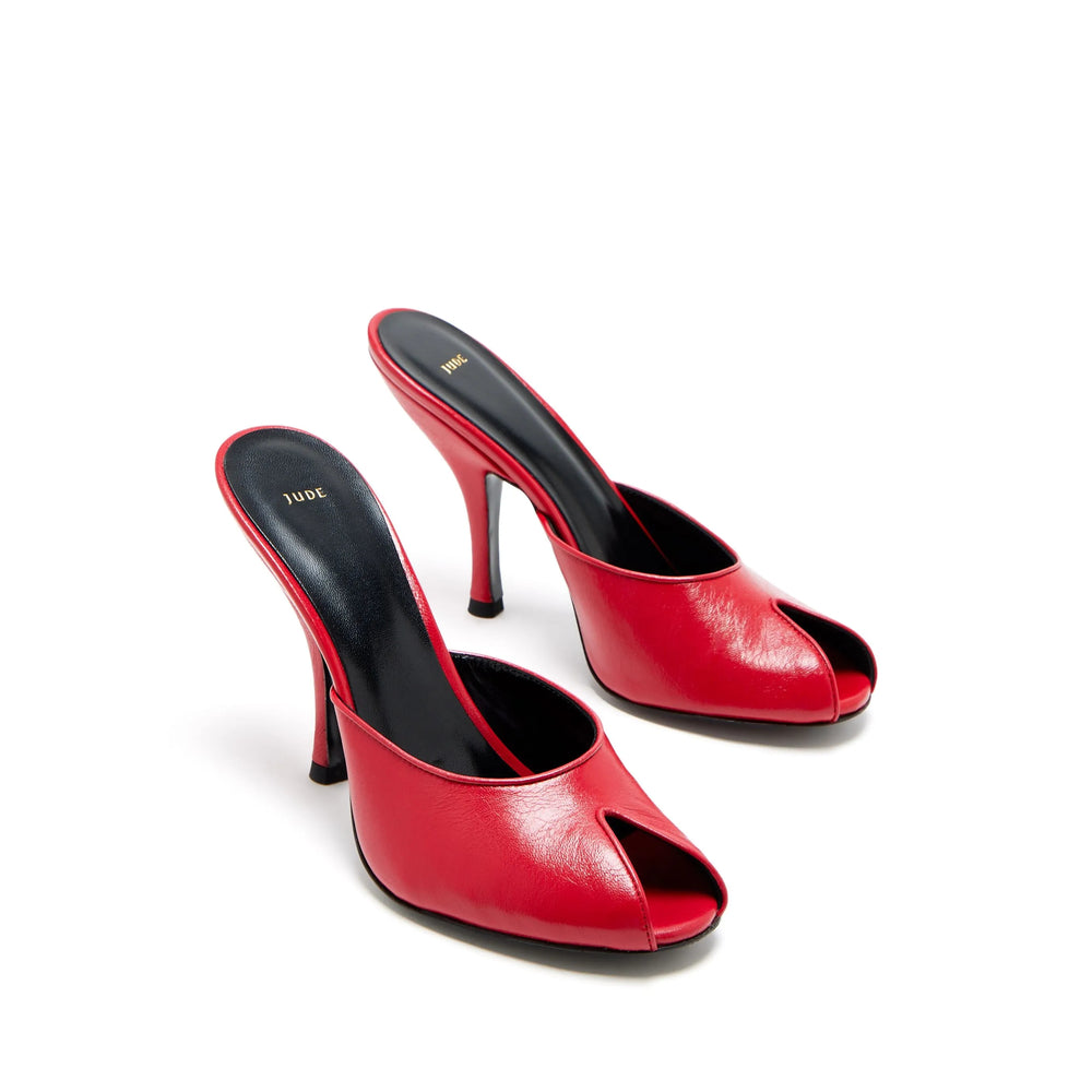 Jude Red Mules Women Jude