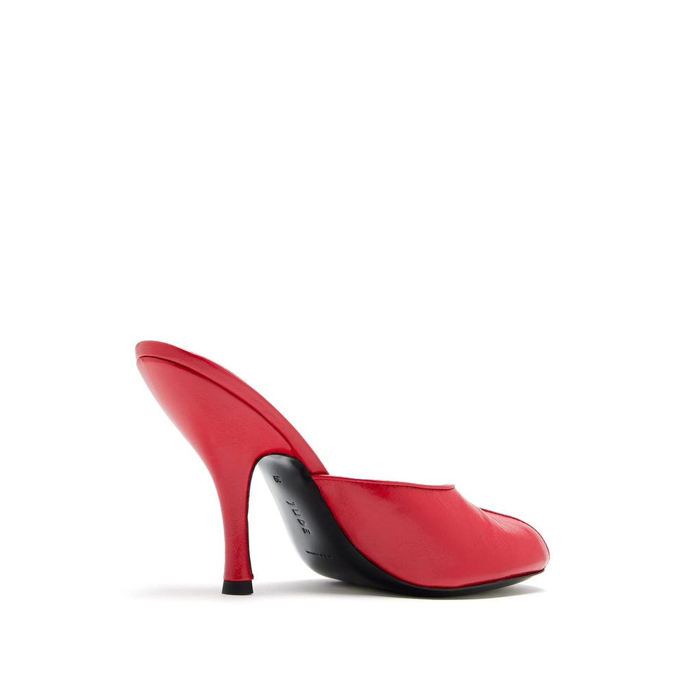 Jude Red Mules Women Jude