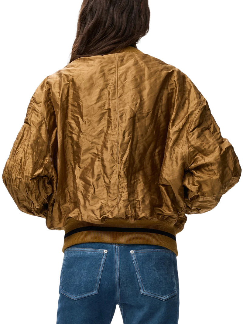 Loewe Women Technical Fabric Bomber Jacket LOEWE