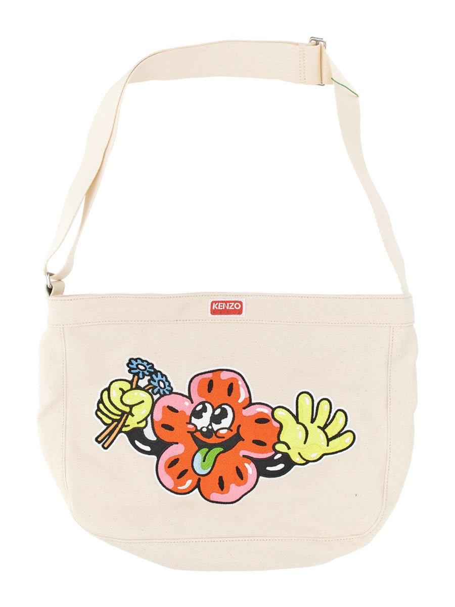 Kenzo Women Shoulder Bag With Embroidery KENZO