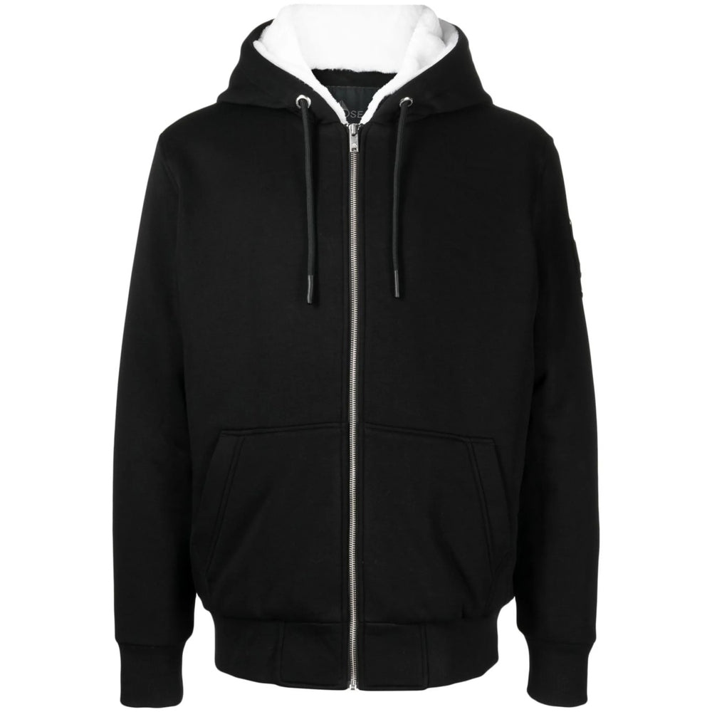 Moose Knuckles Black Jackets - Hooded Jackets Men MOOSE KNUCKLES