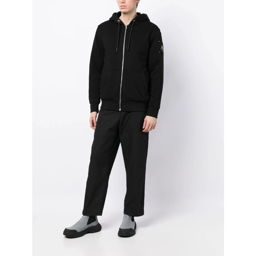 Moose Knuckles Black Jackets - Hooded Jackets Men MOOSE KNUCKLES