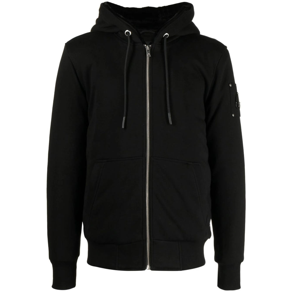 Moose Knuckles Black Jackets - Hooded Jackets Men MOOSE KNUCKLES