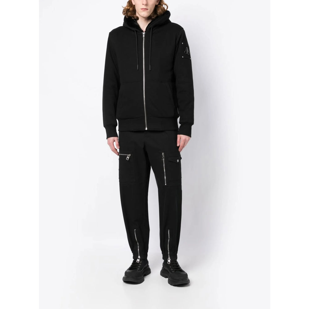 Moose Knuckles Black Jackets - Hooded Jackets Men MOOSE KNUCKLES