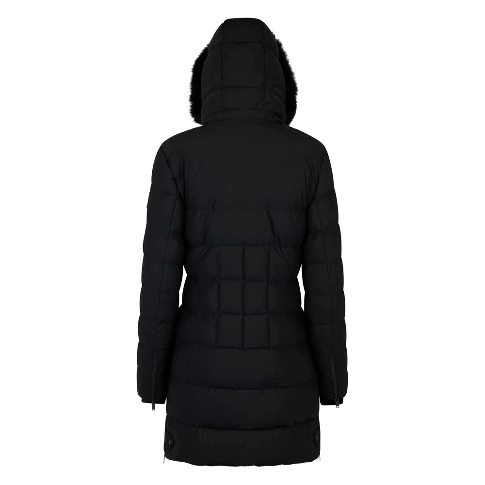Moose Knuckles Black Coats - Single Breasted Coats Women MOOSE KNUCKLES