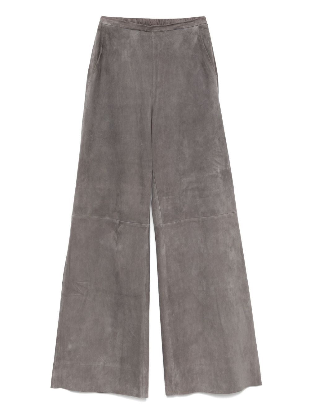 Forte_Forte Women Lightweight Suede Trousers FORTE FORTE