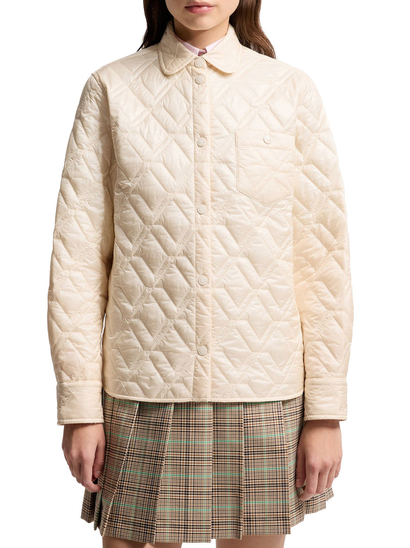 Moncler Women Diamond Quilted Padded Shirt Jacket MONCLER