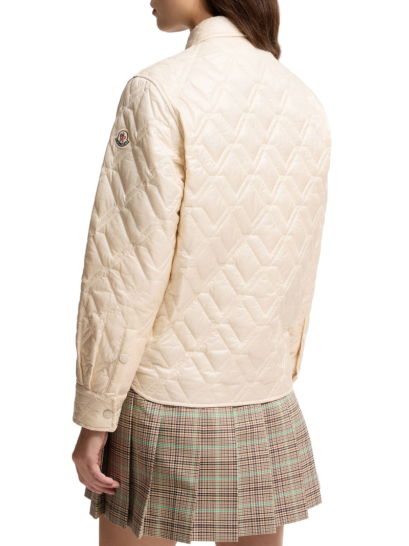 Moncler Women Diamond Quilted Padded Shirt Jacket MONCLER