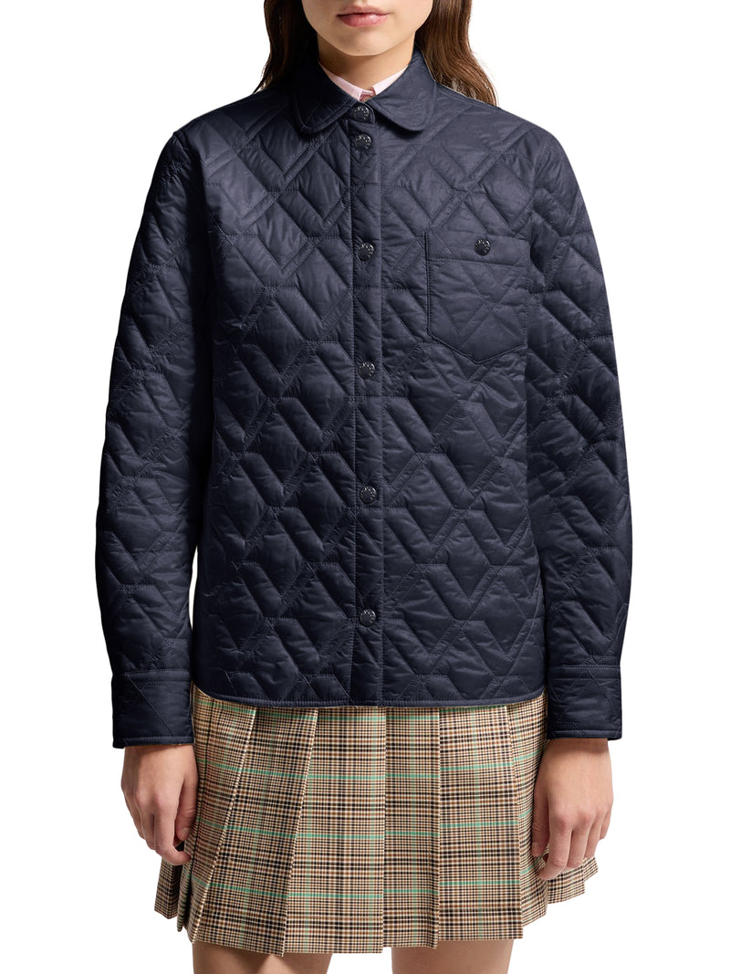 Moncler Women Diamond Quilted Padded Shirt Jacket MONCLER