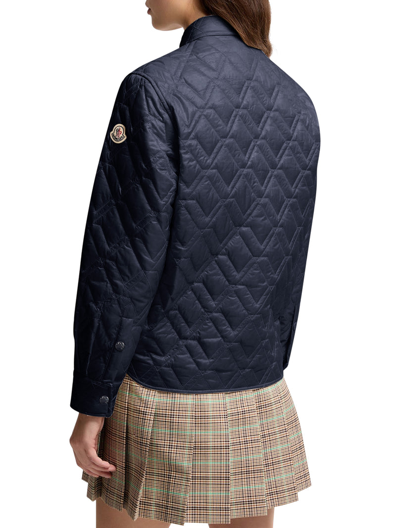 Moncler Women Diamond Quilted Padded Shirt Jacket MONCLER