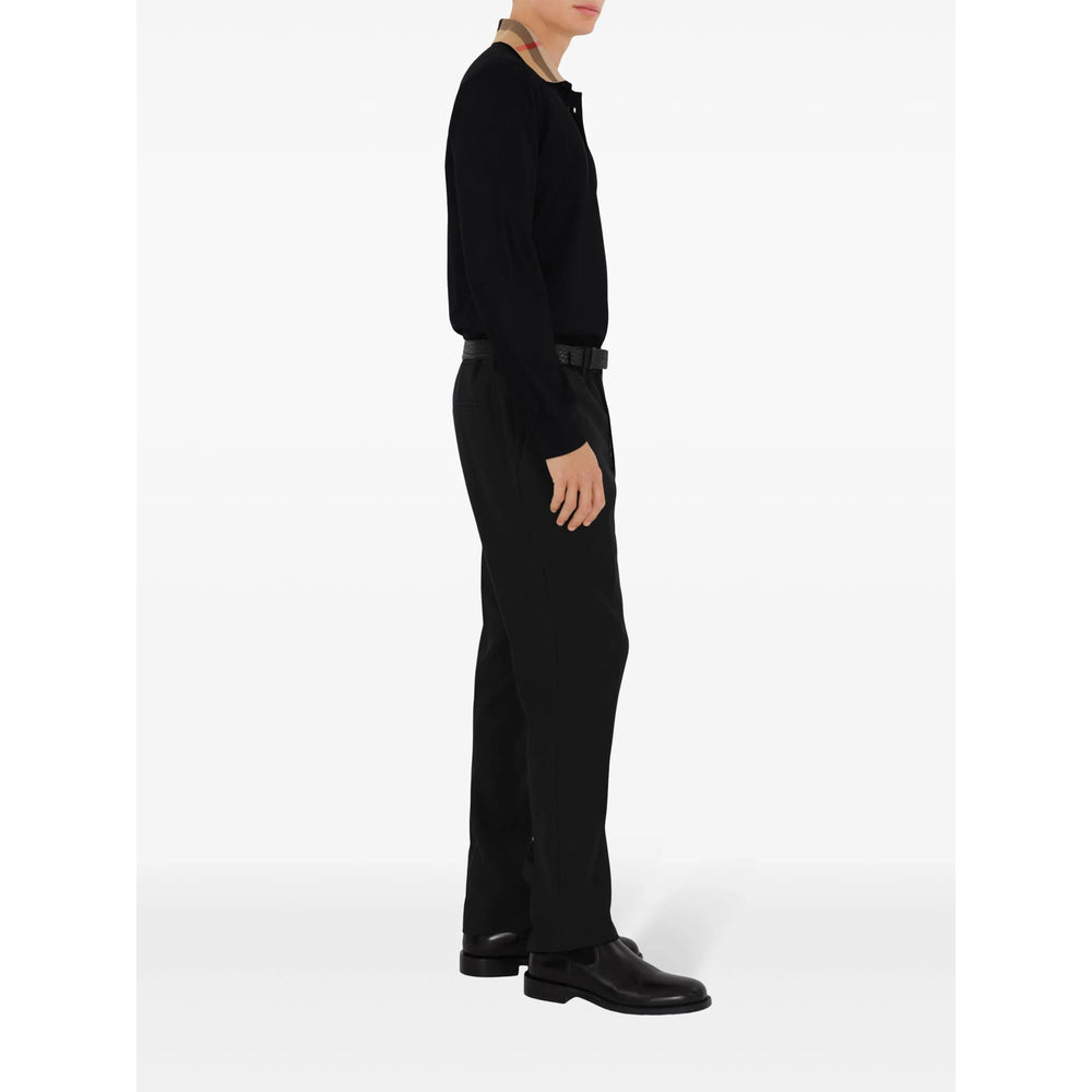 Burberry Black Polo Shirts Men BURBERRY