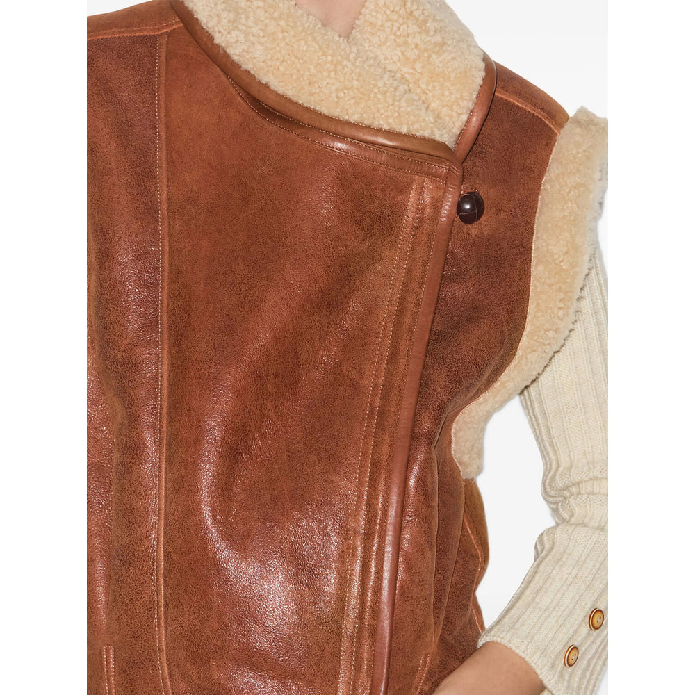 Isabel Marant Brown Jackets - Waistcoat & Gilets Women ISABEL MARANT