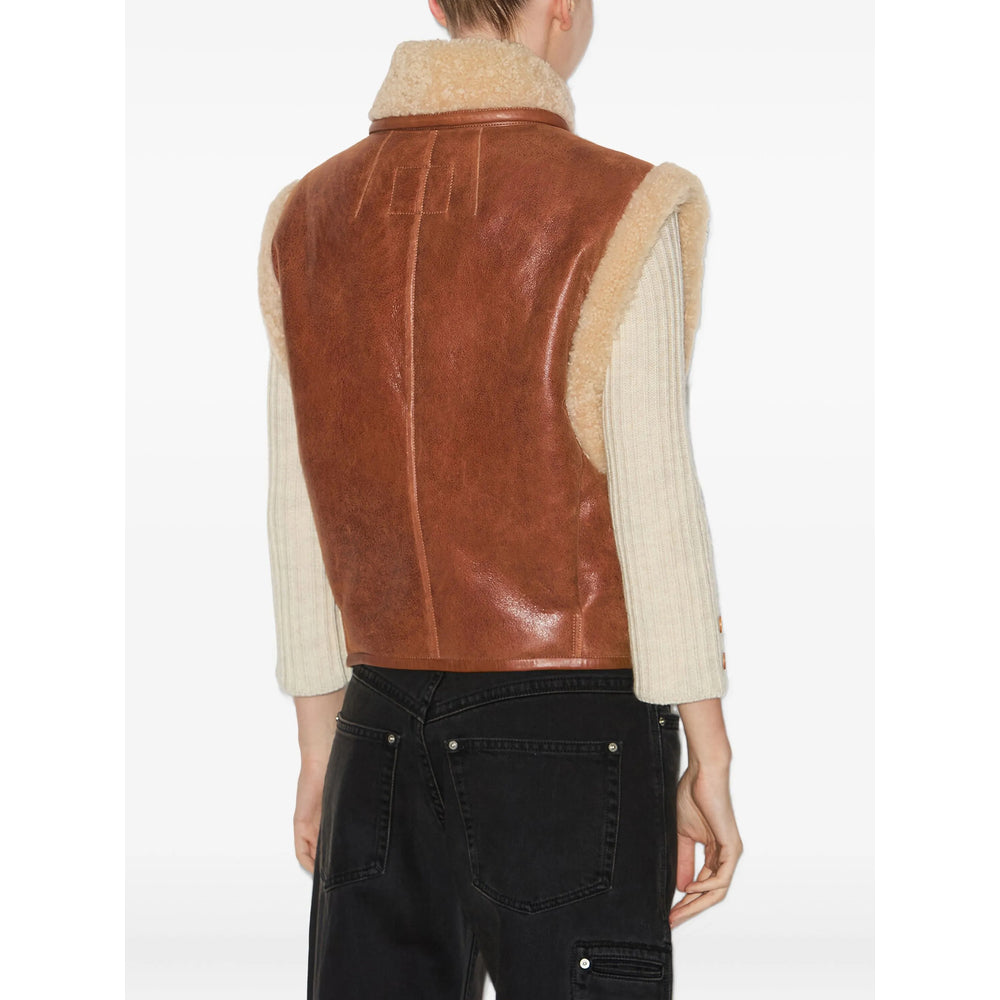 Isabel Marant Brown Jackets - Waistcoat & Gilets Women ISABEL MARANT