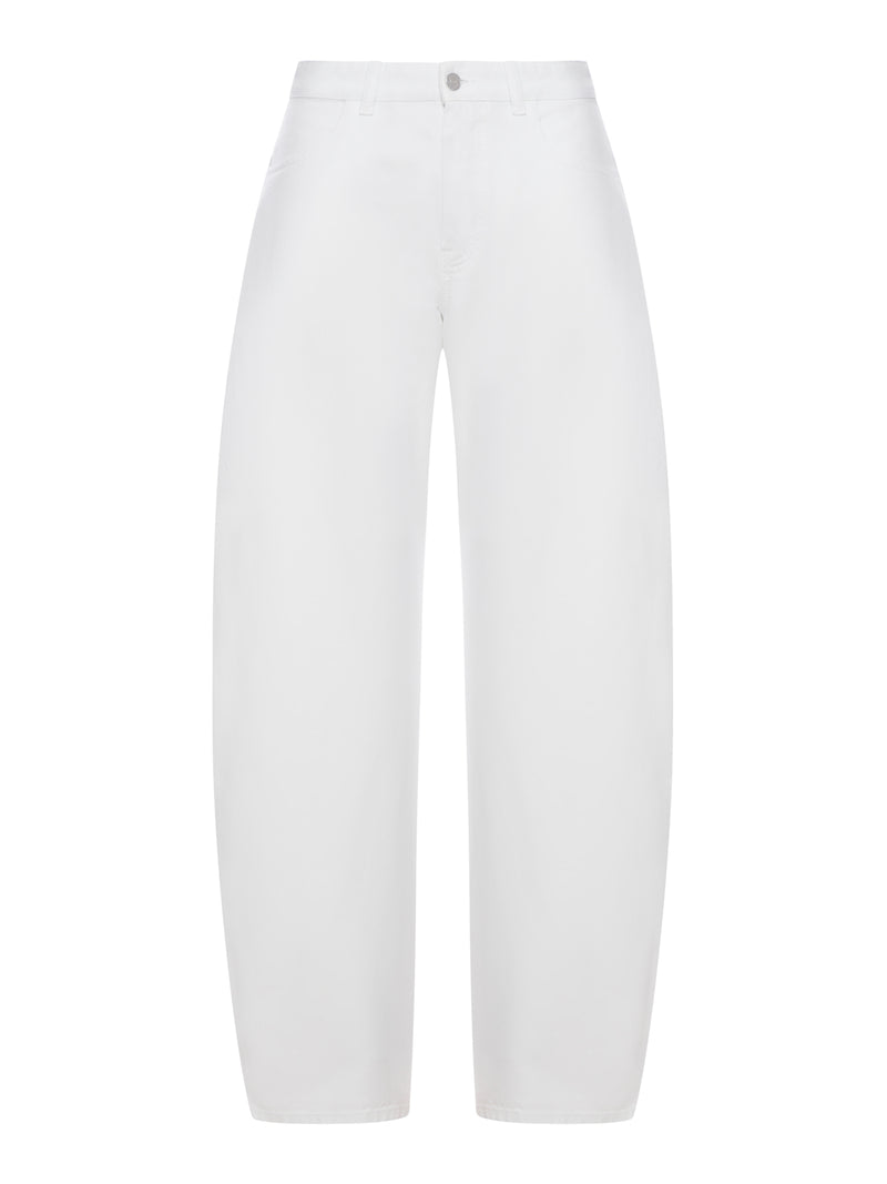 Alaia Women Low-Waisted Rounded Jeans ALAIA